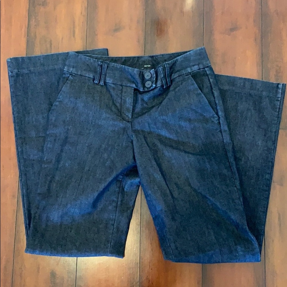 Express editor dressy flair denim.